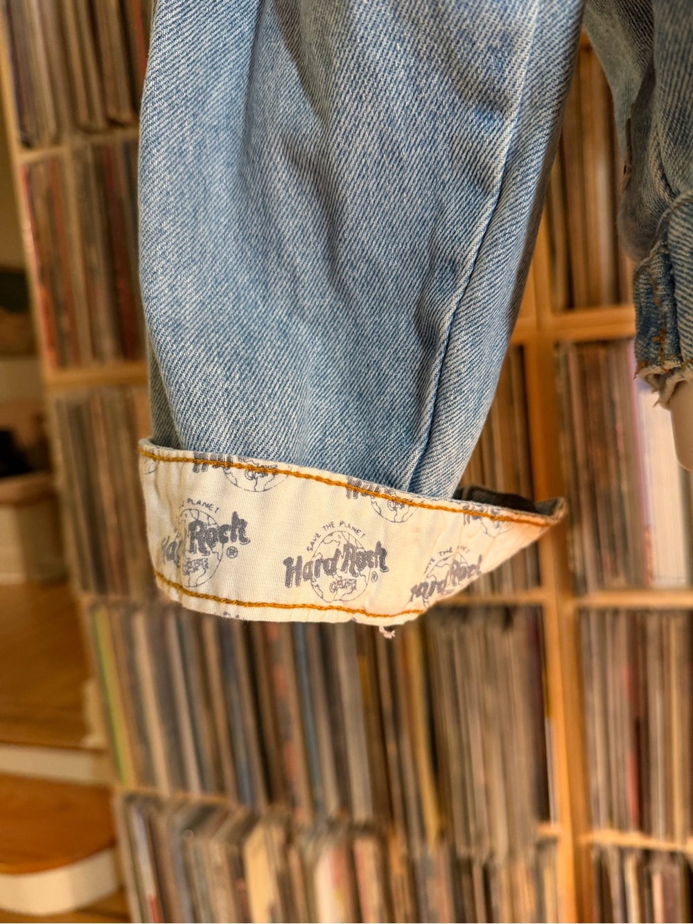 Custom Taylor Swift “Eras” Denim Jacket Oversize Vintage Hard Rock Cafe Swiftie - Picture 7 of 13